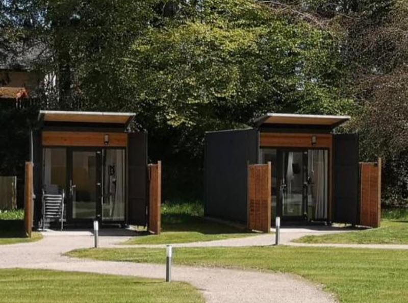 A Unique Experience In A Converted Shipping Containers, Glamness Is Adults Only Inverness Exterior foto